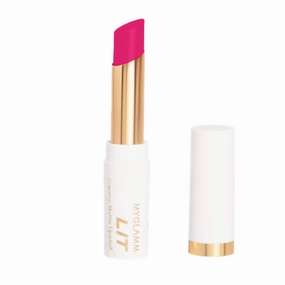 MYGLAMM LIT Creamy Matte Lipstick Rossini