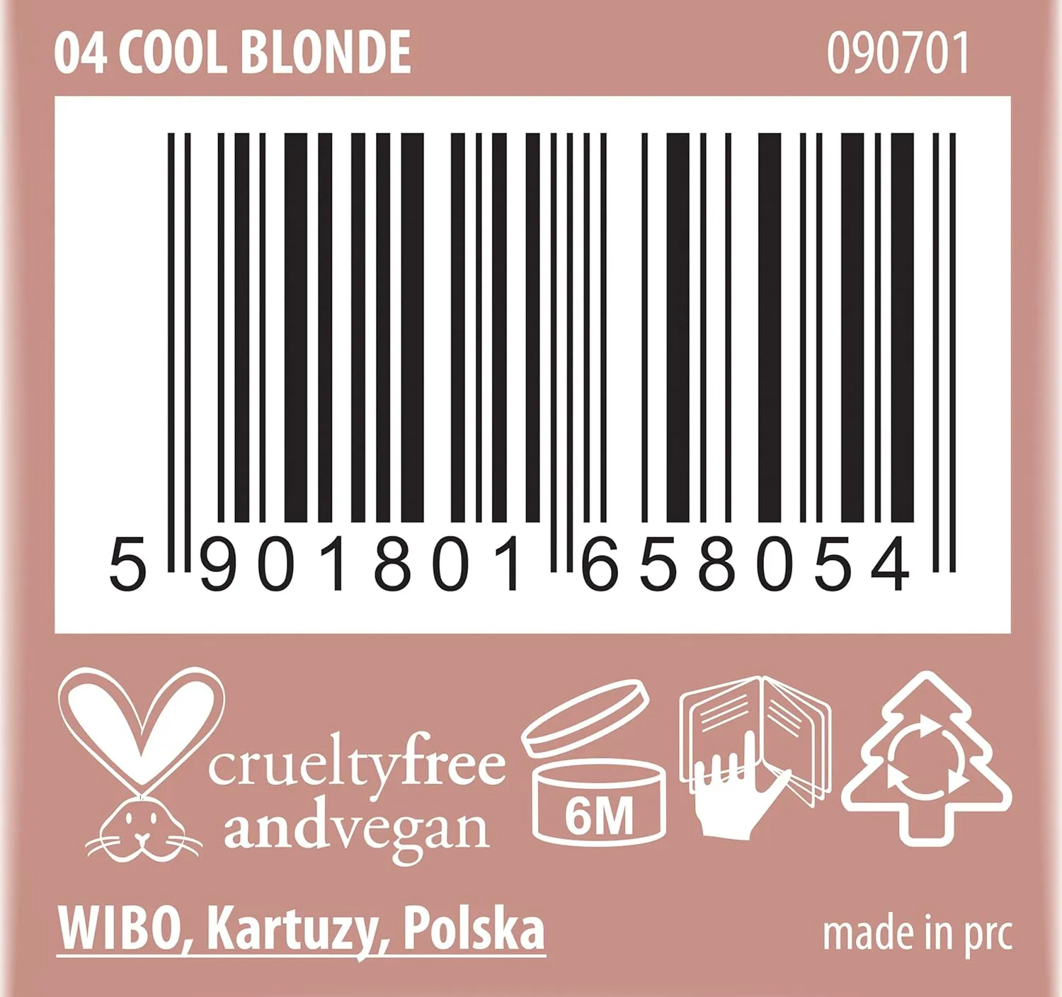 NAM Makeup Eyebrow Pomade NR 4 - Cool Blonde, 6g