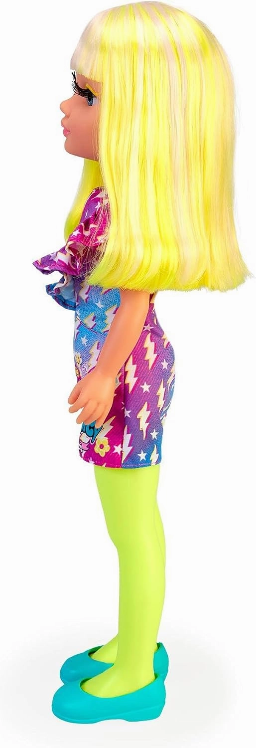 Neon Fashion Doll with Yellow Hair, 16" Doll