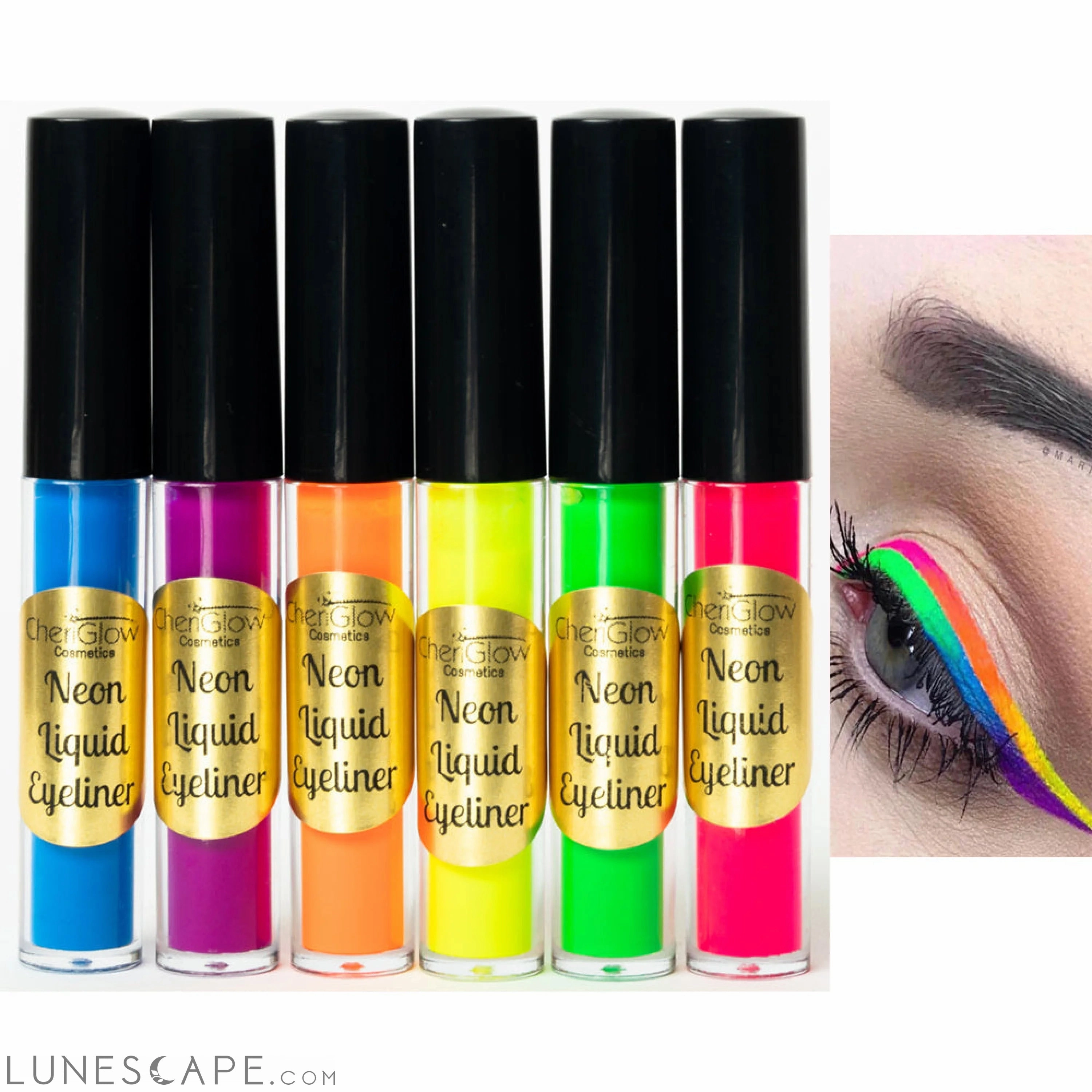 Neon Purple Liquid Eyeliner - Water-proof, Smudge-proof, Long-lasting