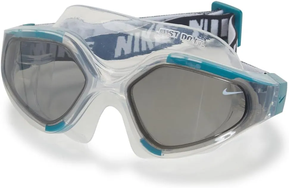 Nike Expanse Swim Mask Goggle-Adult, One Size, Green Abyss