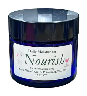 Nourish Daily Moisturizer, Vitamin C Face Cream with Berry Extracts, 2 oz