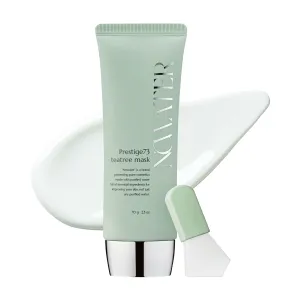 NOWATER Tea Tree Wrapping Mask, Skin Soothing care & Acne-prone Skin - Teatree & 6 Tropical Fruit Extracts, Calming Peel Off Mask, Korean Skincare for Face (2.4 Oz)