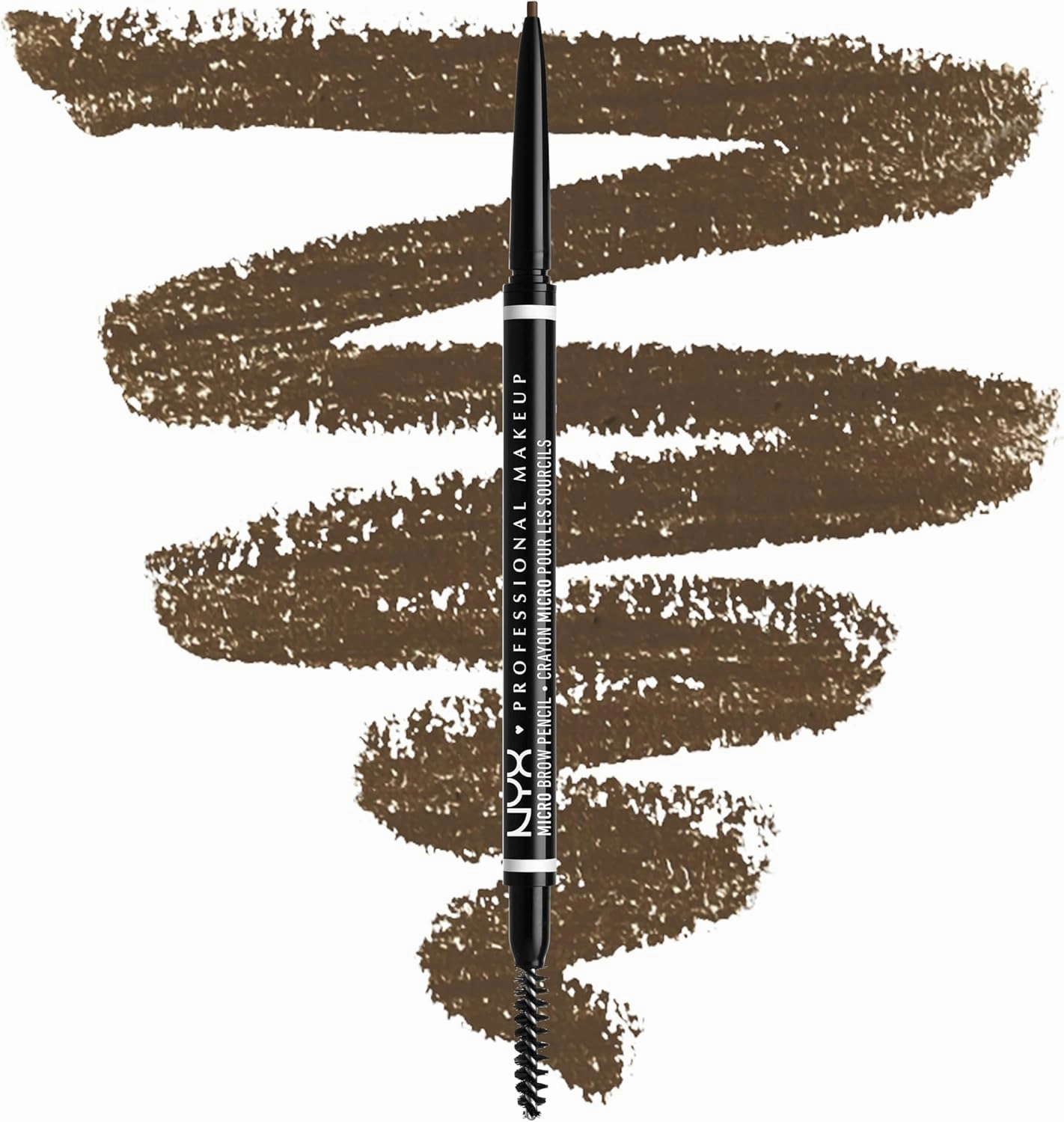 NYX Professional Makeup Eyebrow Pencil, Dual Ended With Mechanical Brow Pencil And Spoolie Brush, Vegan Formula, Micro Brow Pencil, Espresso