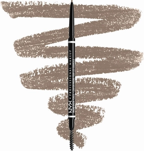 NYX Professional Makeup Eyebrow Pencil, Dual Ended With Mechanical Brow Pencil And Spoolie Brush, Vegan Formula, Micro Brow Pencil, Espresso