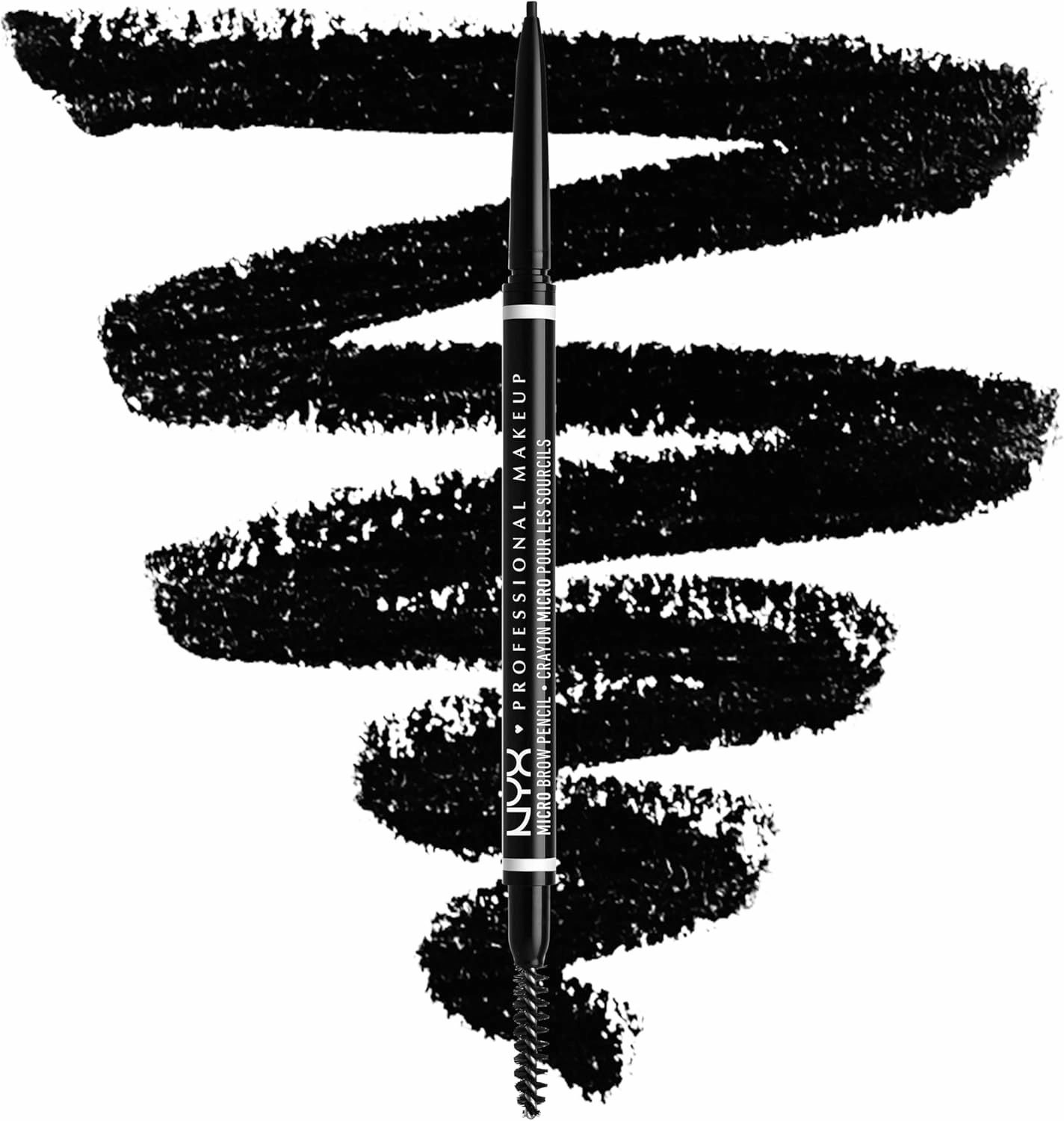 NYX Professional Makeup Eyebrow Pencil, Dual Ended With Mechanical Brow Pencil And Spoolie Brush, Vegan Formula, Micro Brow Pencil, Espresso
