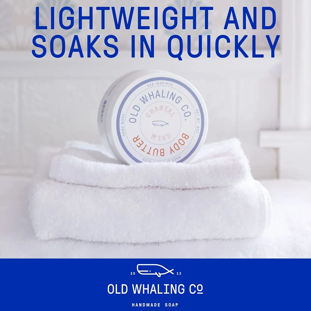 Old Whaling Co Seaberry Body Butter 2 Pack – Soothing Cream with Shea Butter, Aloe and Sunflower Oil – Raspberry, Orange, Plum and Vanilla Scent, 8 oz Jars, Set of 2