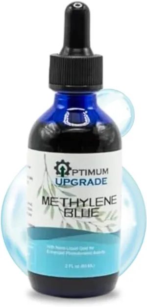 OU Methylene Blue 1% | USP-Grade | Third-Party Tested Brain Health Dietary Supplement | 50ml Glass Dropper Bottle | No Formaldehyde (2 Oz)