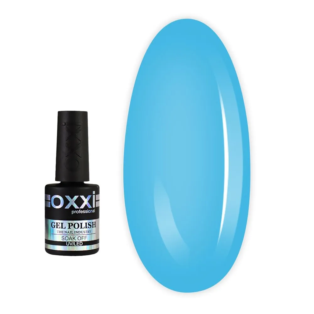 Oxxi Professional Gel Color 10ml. Part 3 (101-170) Nail Polish French, Red, White, Pink, Enamel, Shine Led, Uv Soak Off, Nail Art Diy Salon, Home manicure (Gel Polish 107 (blue))