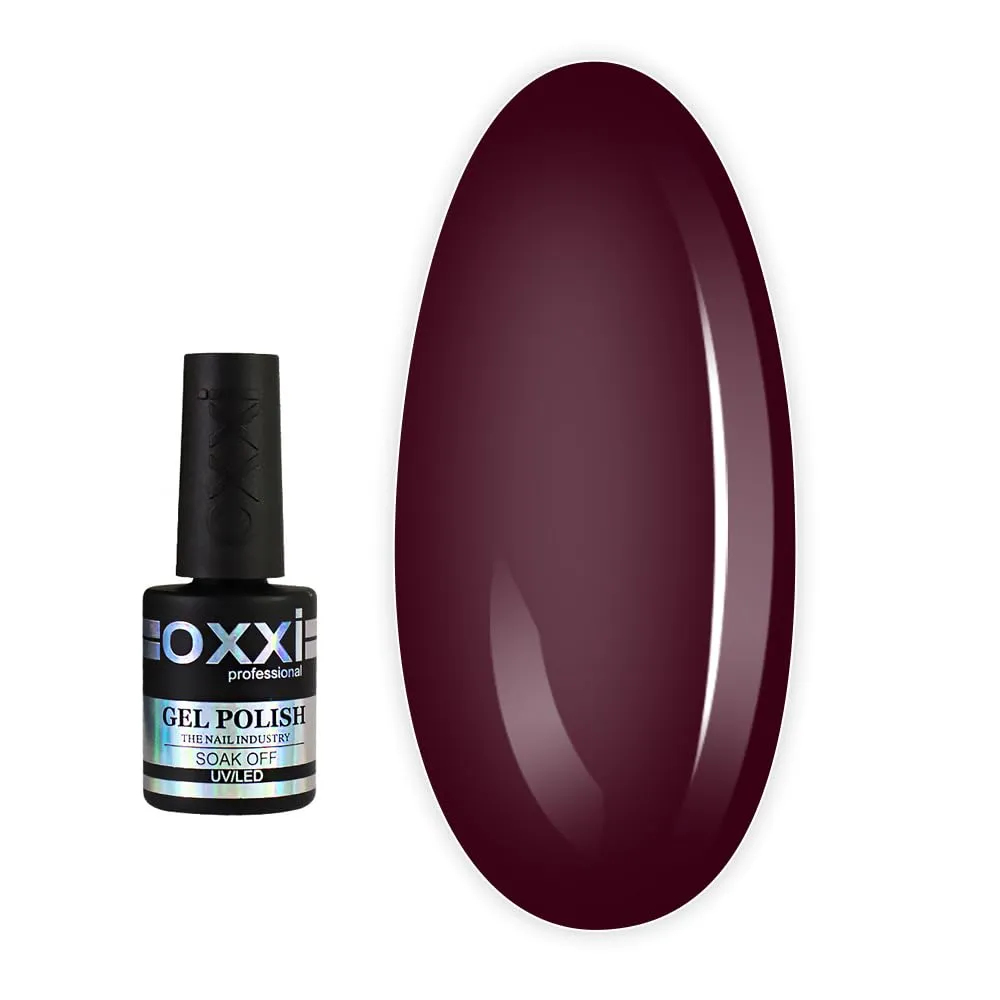 Oxxi Professional Gel Color 10ml. Part 6 (296-340) Nail Polish French, Red, Blue, Purple, Pink, Lilac, Glitter Led Uv Soak Off, Nail Art Diy, Home manicure (Gel Polish 299 (dark red))