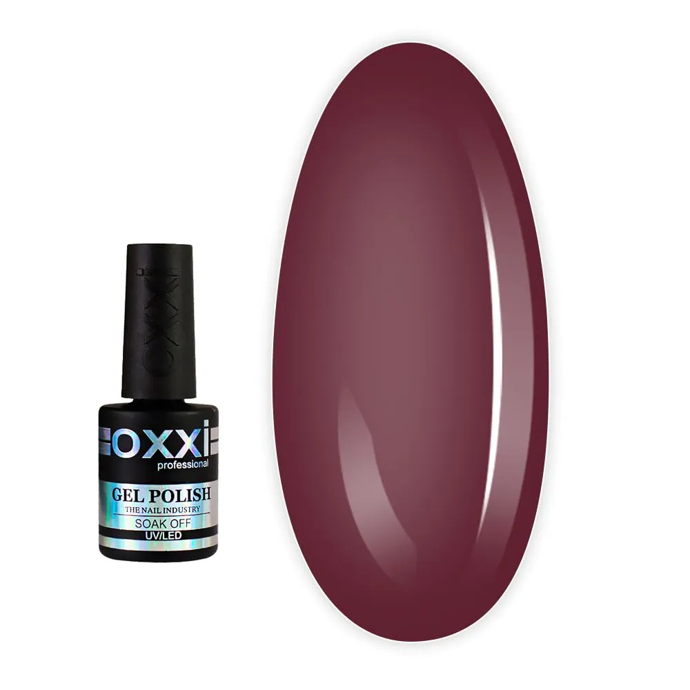 Oxxi Professional Gel Color 10ml. Part 7 (341-375) Nail Polish French, Yellow Blue, Purple, Pink, Lilac, Glitter Led Uv Soak Off, Nail Art Diy, Home manicure (Gel Polish 343 (marsala))