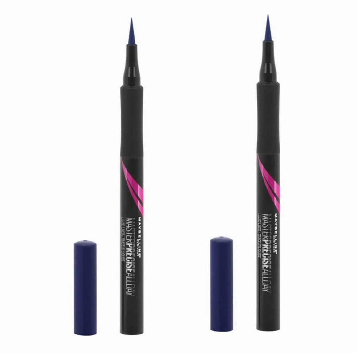 Pack of 2 Maybelline Precise All Day Liquid Eyeliner, Cobalt Blue 112