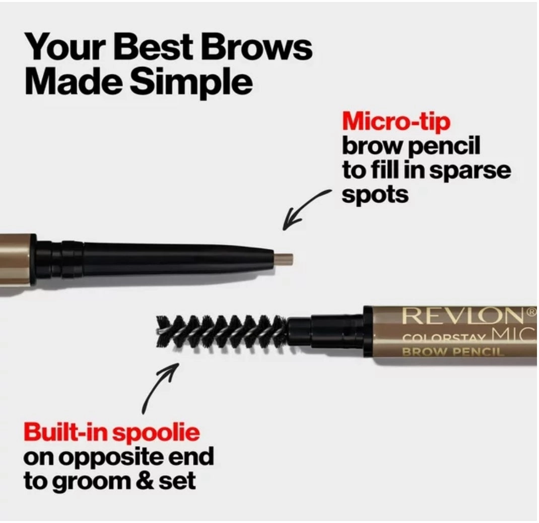 Pack of 2 Revlon Colorstay Micro Brow Pencil, Blonde 450