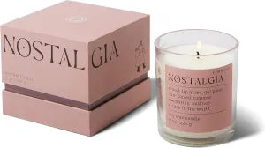Paddywax Scented Candles Mood Collection Fragrant Boxed Candle in Glass Vessel, 8-Ounce, Nostalgia