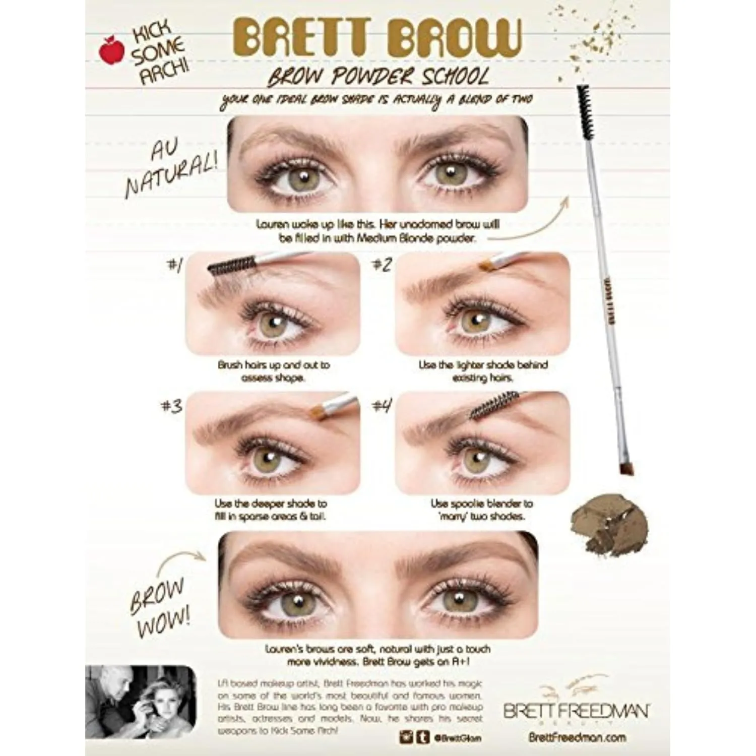 Pale Blonde Duo-Shade Powder