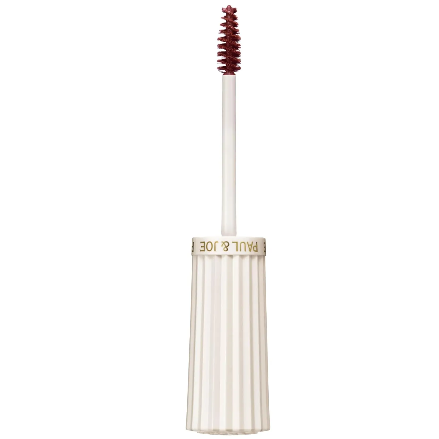 Paul & Joe Eyebrow Mascara, Soft Texture and Clear Color, Natural finish, Long Lasting Eyebrow Makeup for Fuller Eyebrows, 04 Plum Red, 0.17 oz