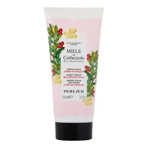 Perlier Miele di Cobezzolo Berry Blossom Honey Hand Cream, Moisturizing Formula with Sweet Almond Oil 3.3 fl oz