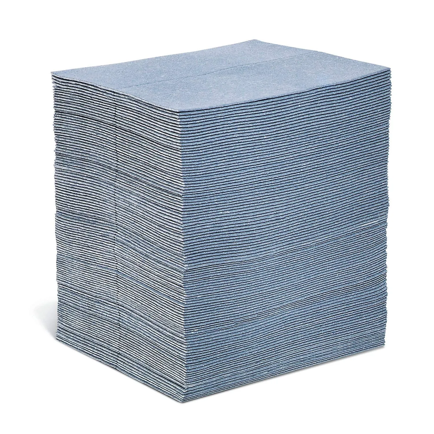 PIG Absorbent Mat Pads | 100 Oil Spill Mats | 15" x 19" Perforated Pads | Each Pad Absorbs 30 oz | Total Absorbency is 24 Gallons | Heavyweight | PMB30123