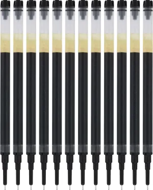 PILOT Pen Precise V7 RT Liquid Ink Refill For Retractable Pens, Fine Point, 0.7mm, Black Ink, 12-Pack
