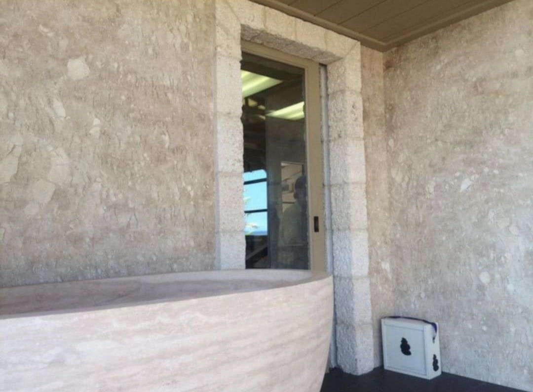 PINE TREE Travertine Polished Slab
