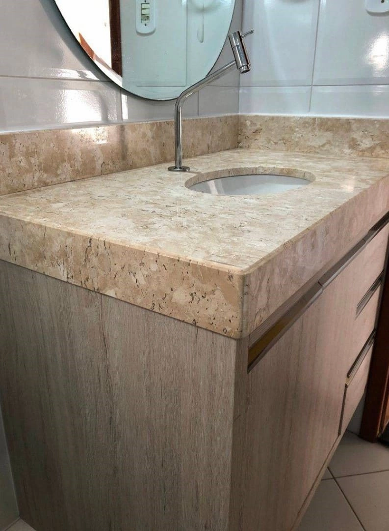 PINE TREE Travertine Polished Slab