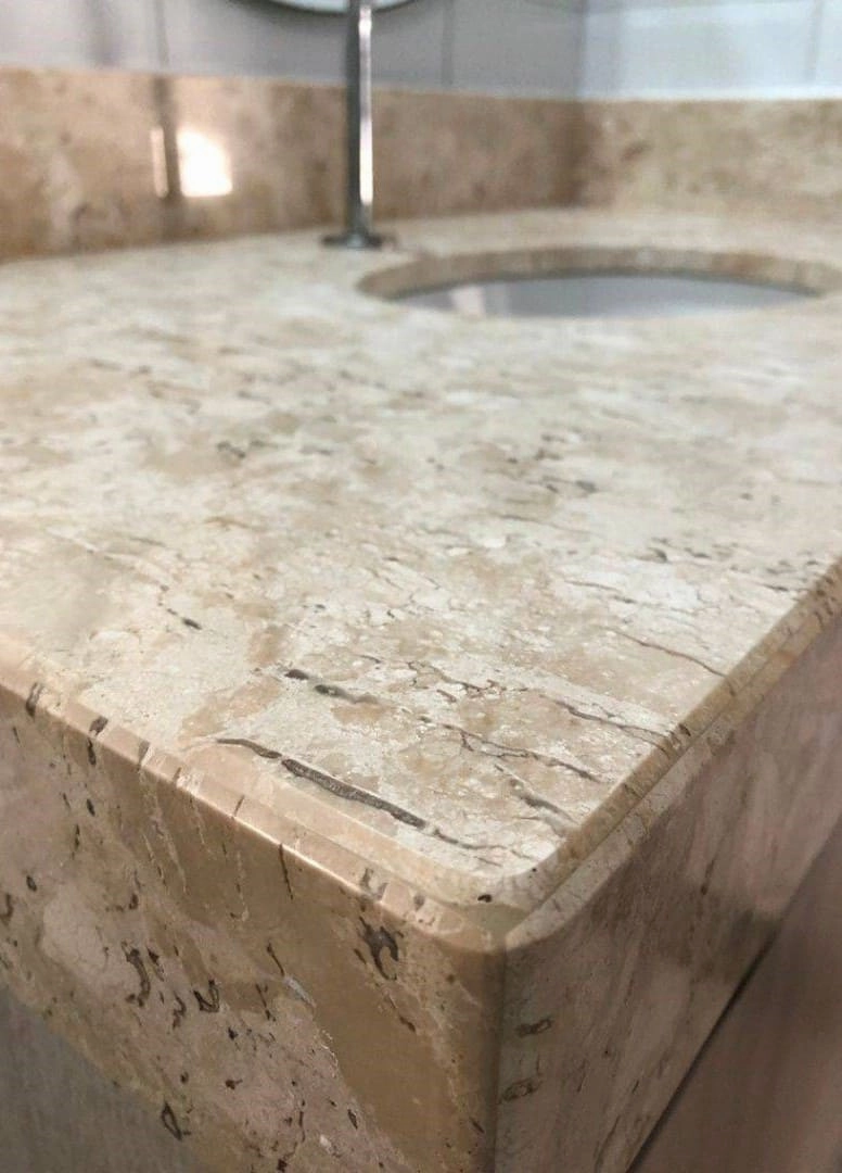 PINE TREE Travertine Polished Slab