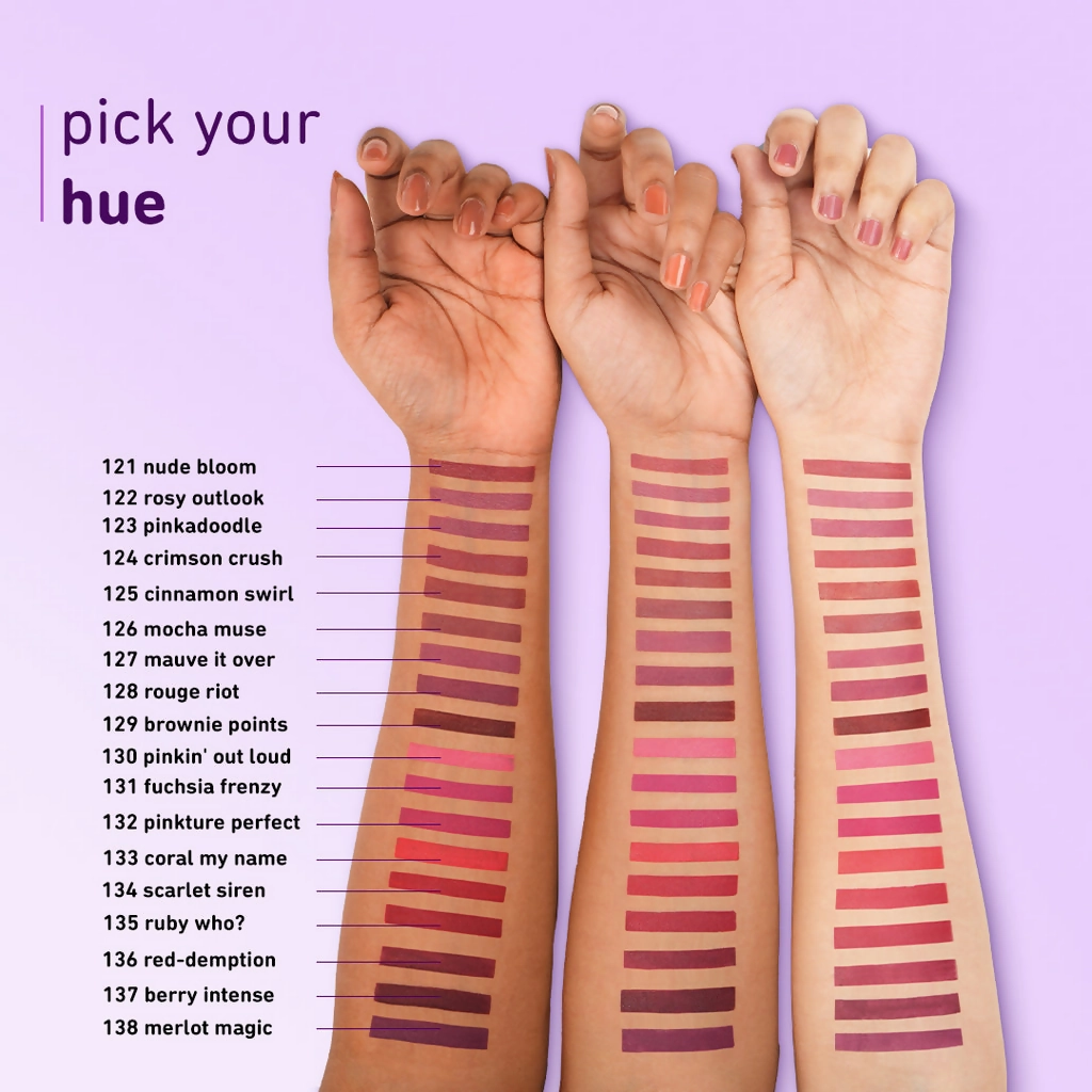 Plum Butter Crème Matte Lipstick Ruby Who? - 135 (Cool Toned Red)
