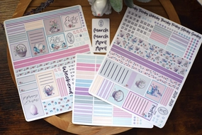 Plum Paper 7x9 MAE Weekly Planner Sticker Kit #3, Easter
