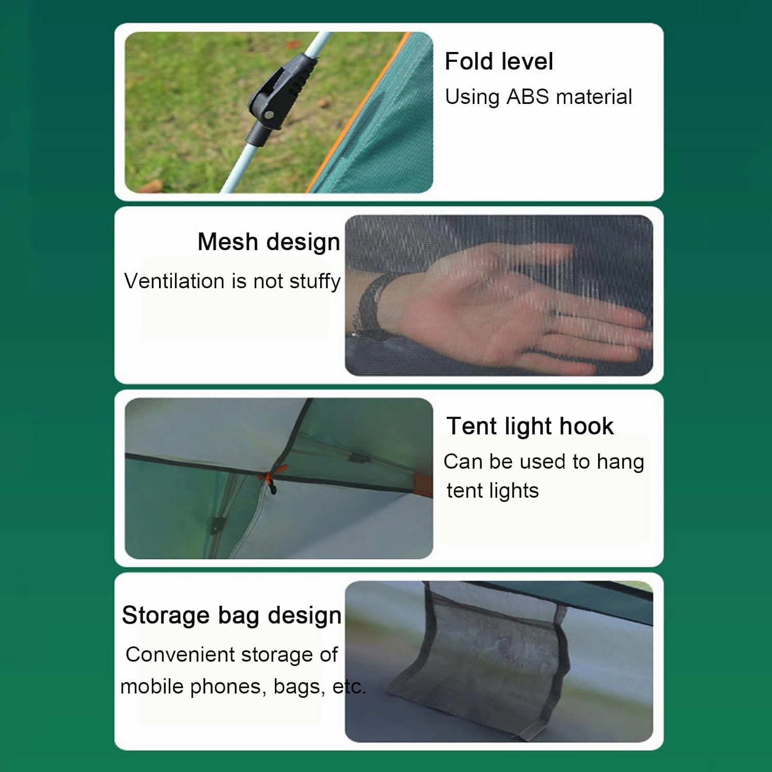 Pop Up Tent for Camping with Vestibule, Large Waterproof Windproof Instant Tent,Lightweight Easy Setup Dome Family Camping Tents Beach Parks Campsites for 4/6 People