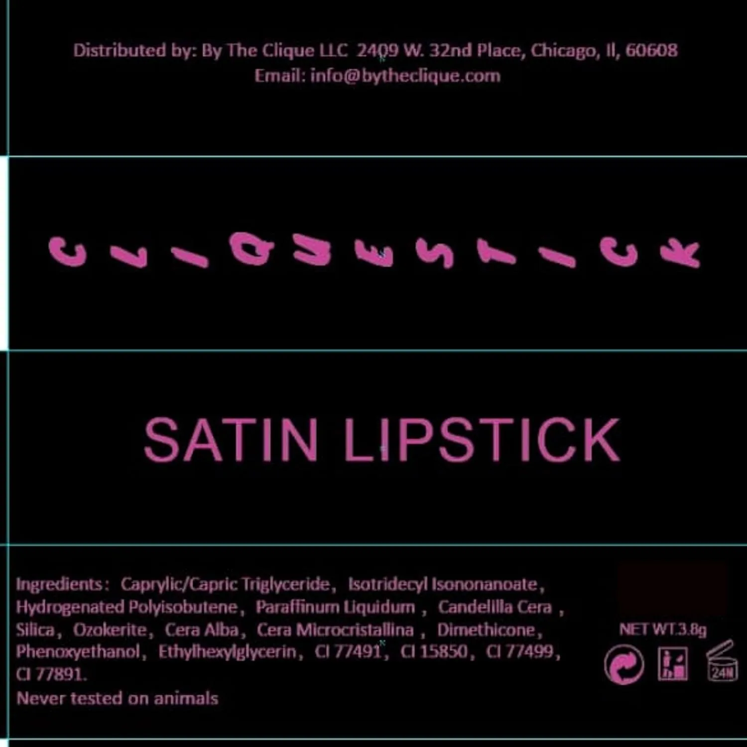 Premium Fuchsia Pink Purple Lipstick | Beautiful Finish | Soft and Creamy Texture | All That Jazz