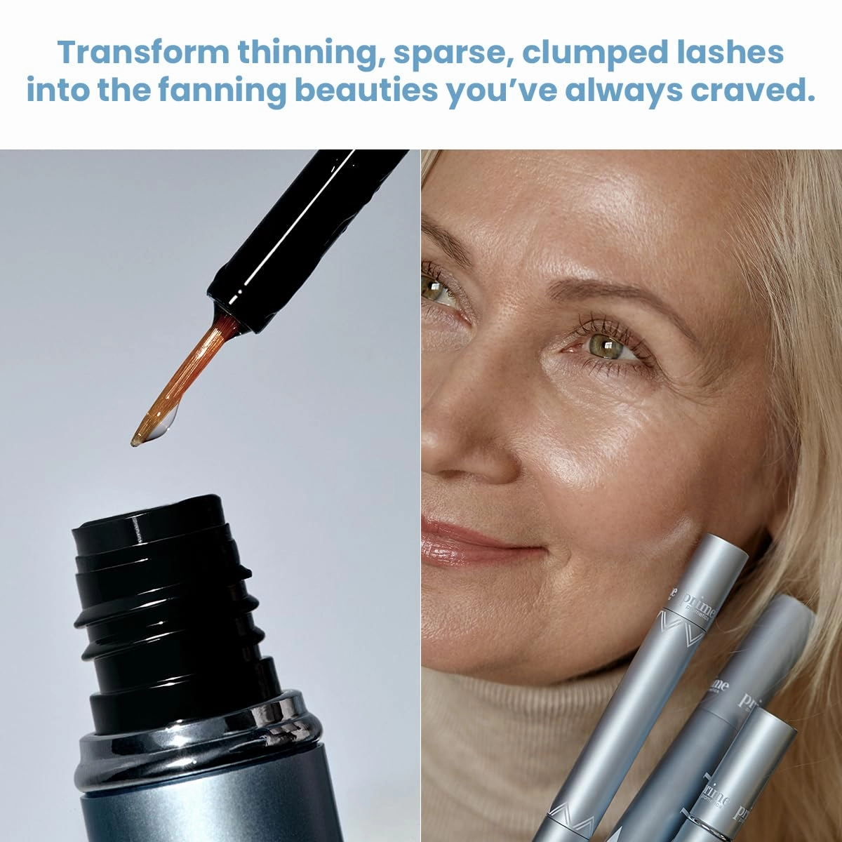 PrimeLash Bundle – Lash Wonder Bundle - PrimeLash Mascara (Brown)   PrimeLash Serum
