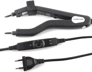 Professional Fusion Hair Extensions Tool, Adjustable Temperature Hair Extensions Heat Iron, Glue Melting Heat Hair Connector Wand Keratin Bonding Tools for C Tip, U Tip, I Tip, Flat Tip