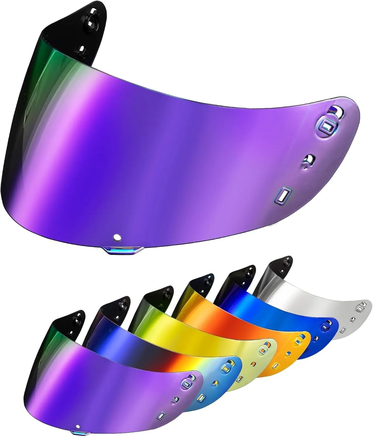PSLER Icon Ic04 Visor - Icon Ic-04 Airframe Pro/Airmada/Airform Visor Motorcycle Helmet Tinted Visor UV Protection Face Shield Replacement for Ic04,Deep Purple