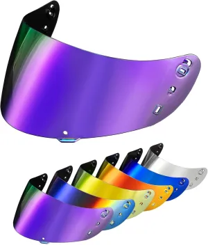 PSLER Icon Ic04 Visor - Icon Ic-04 Airframe Pro/Airmada/Airform Visor Motorcycle Helmet Tinted Visor UV Protection Face Shield Replacement for Ic04,Deep Purple