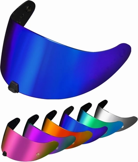 PSLER Helmet Visor for R420 - R420 Helmet Visor Helmet Face Shield Helmet Accessories Replacement for R420,Deep Blue