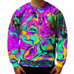 Purple Liquid Sweatshirt
