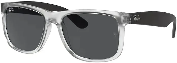 Ray-Ban RB4165 JUSTIN Sunglasses For Men For Women  BUNDLE with Designer iWear Eyewear Care Kit
