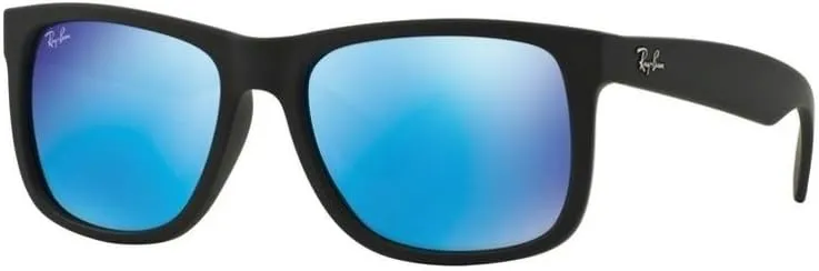 Ray-Ban RB4165 JUSTIN Sunglasses For Men For Women  BUNDLE with Designer iWear Eyewear Care Kit