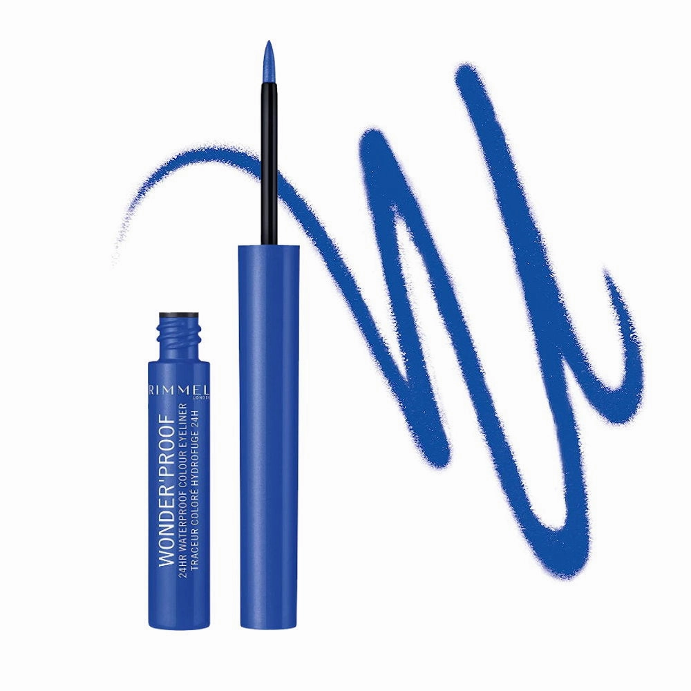 Rimmel Wonder Proof 24Hr Waterproof Colour Eyeliner 1.4mL 005 Pure Blue