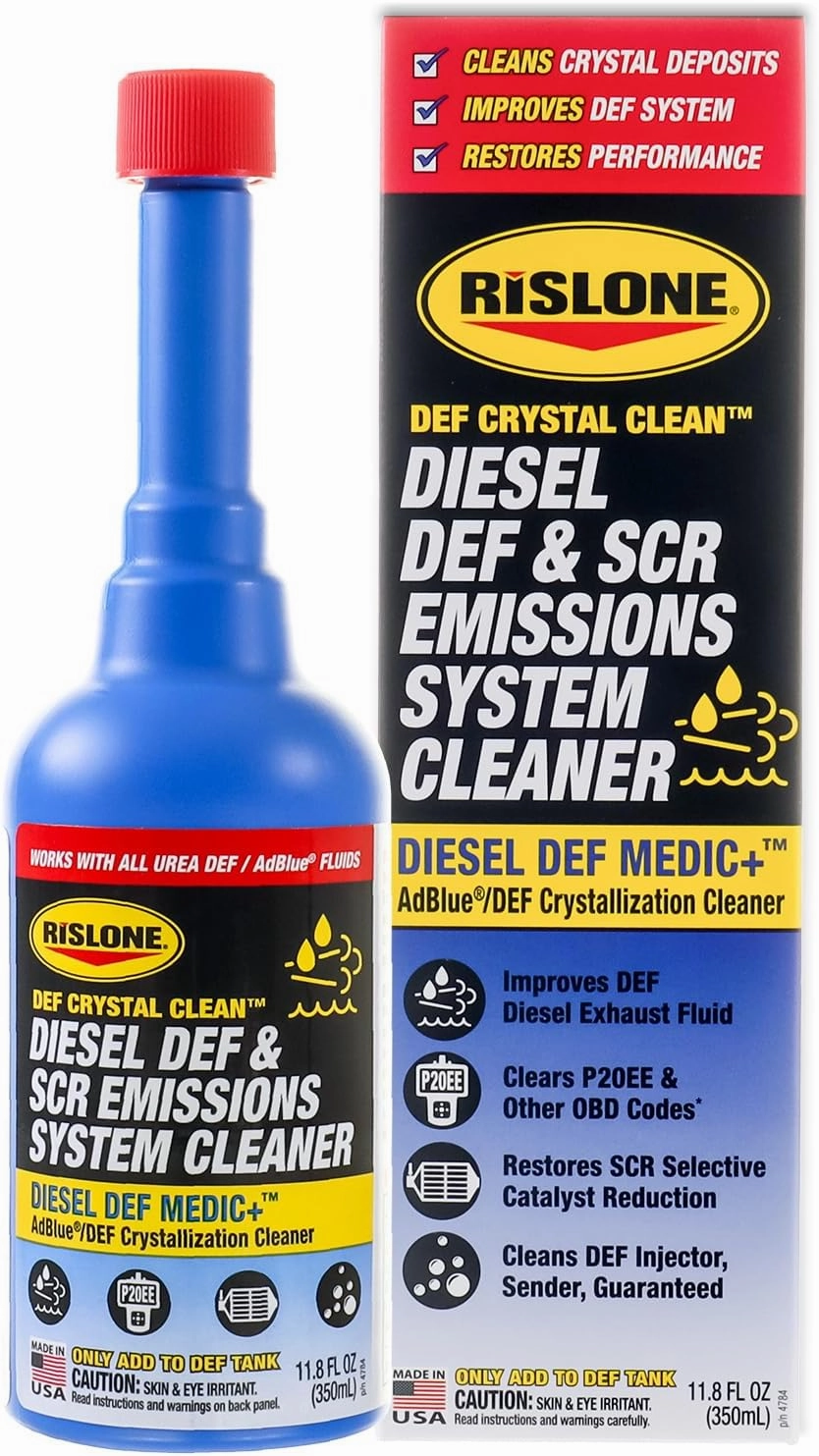 Rislone 4784 DEF Crystal Clean™ Diesel DEF & SCR Emissions System Cleaner, 11.8 oz