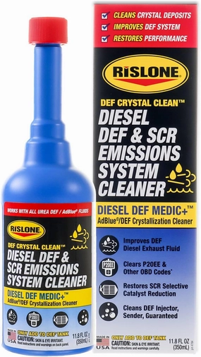 Rislone 4784 DEF Crystal Clean™ Diesel DEF & SCR Emissions System Cleaner, 11.8 oz