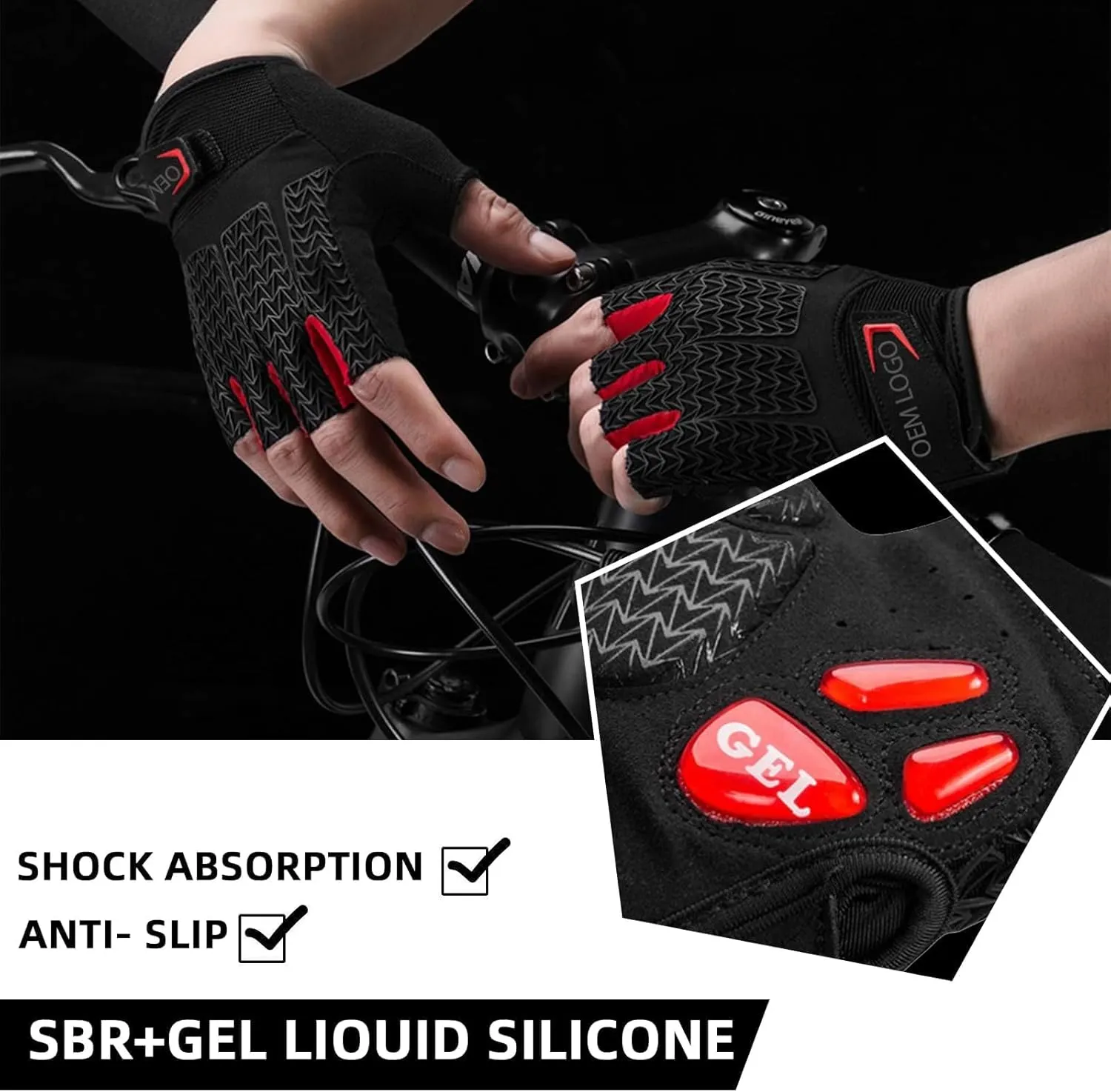 ROCKBROS Winter Cycling Gloves Winter Bike Gloves with Full Finger Windproof Anti-Slip Thermal Gloves for Cycling,Biking,Running Blue