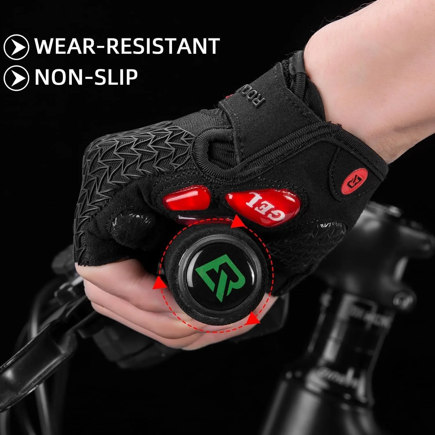ROCKBROS Winter Cycling Gloves Winter Bike Gloves with Full Finger Windproof Anti-Slip Thermal Gloves for Cycling,Biking,Running Blue