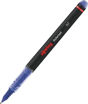 rOtring Rollerball Pen | Fine Point (0.7 mm) for Clear Writing | Blue Ink | 12 Count
