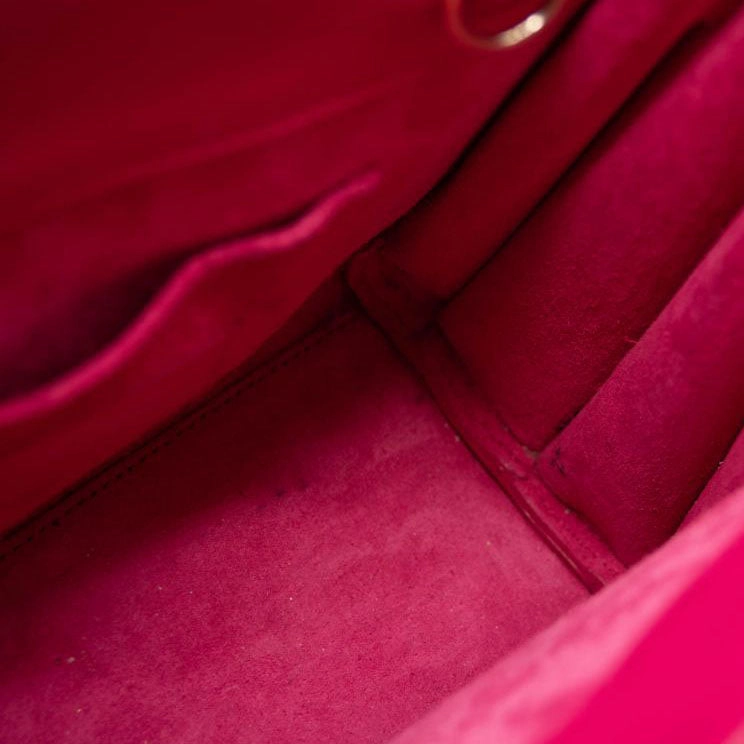 Saint Laurent Calfskin Nano Sac De Jour Lipstick Fuchsia