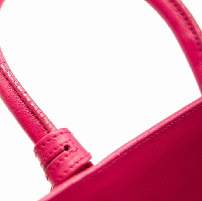 Saint Laurent Calfskin Nano Sac De Jour Lipstick Fuchsia