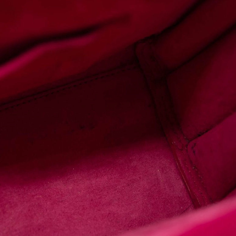 Saint Laurent Calfskin Nano Sac De Jour Lipstick Fuchsia