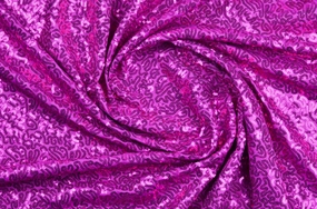 Sequin Spandex Fuchsia on Fuschia