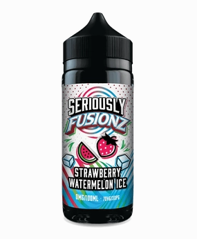 SERIOUSLY FUSIONZ - STRAWBERRY WATERMELON ICE 100ML SHORT FILL E-LIQUID BY DOOZY