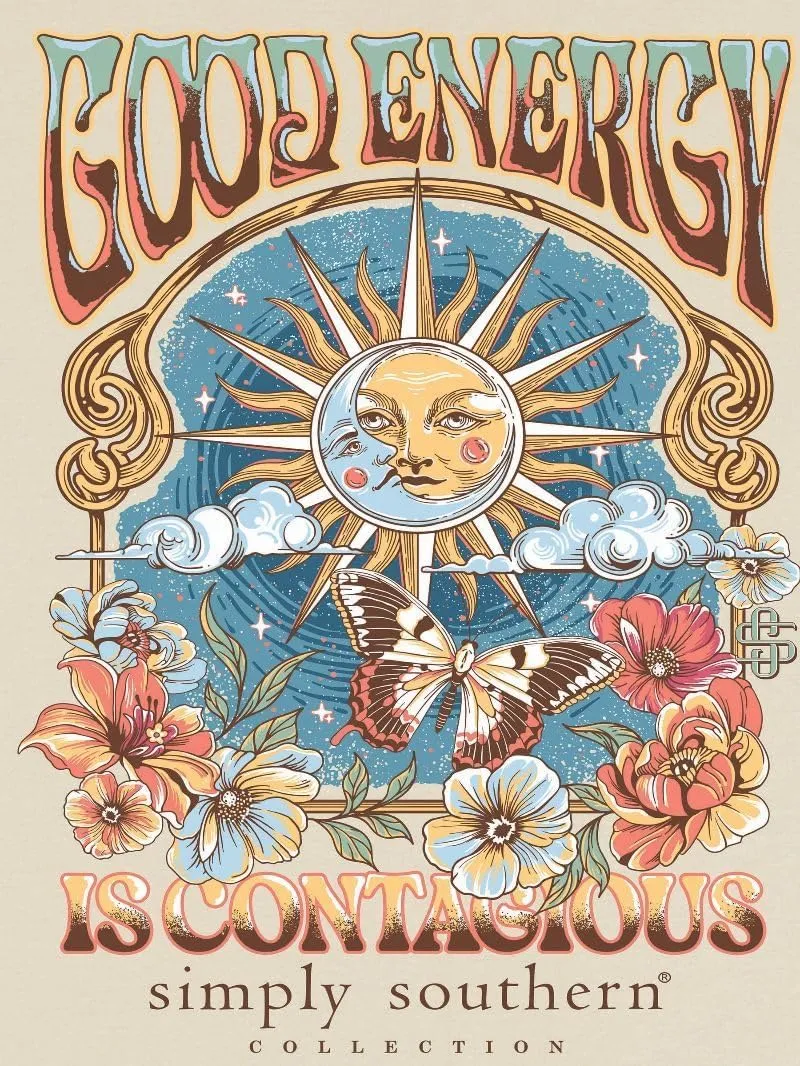 Simply Southern Good Energy is Contagious Youth T-Shirt